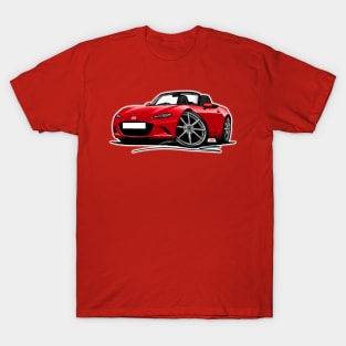 Mazda MX5 (Mk4) Red T-Shirt